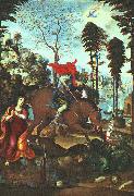 Giovanni Sodoma St.George and the Dragon Spain oil painting artist